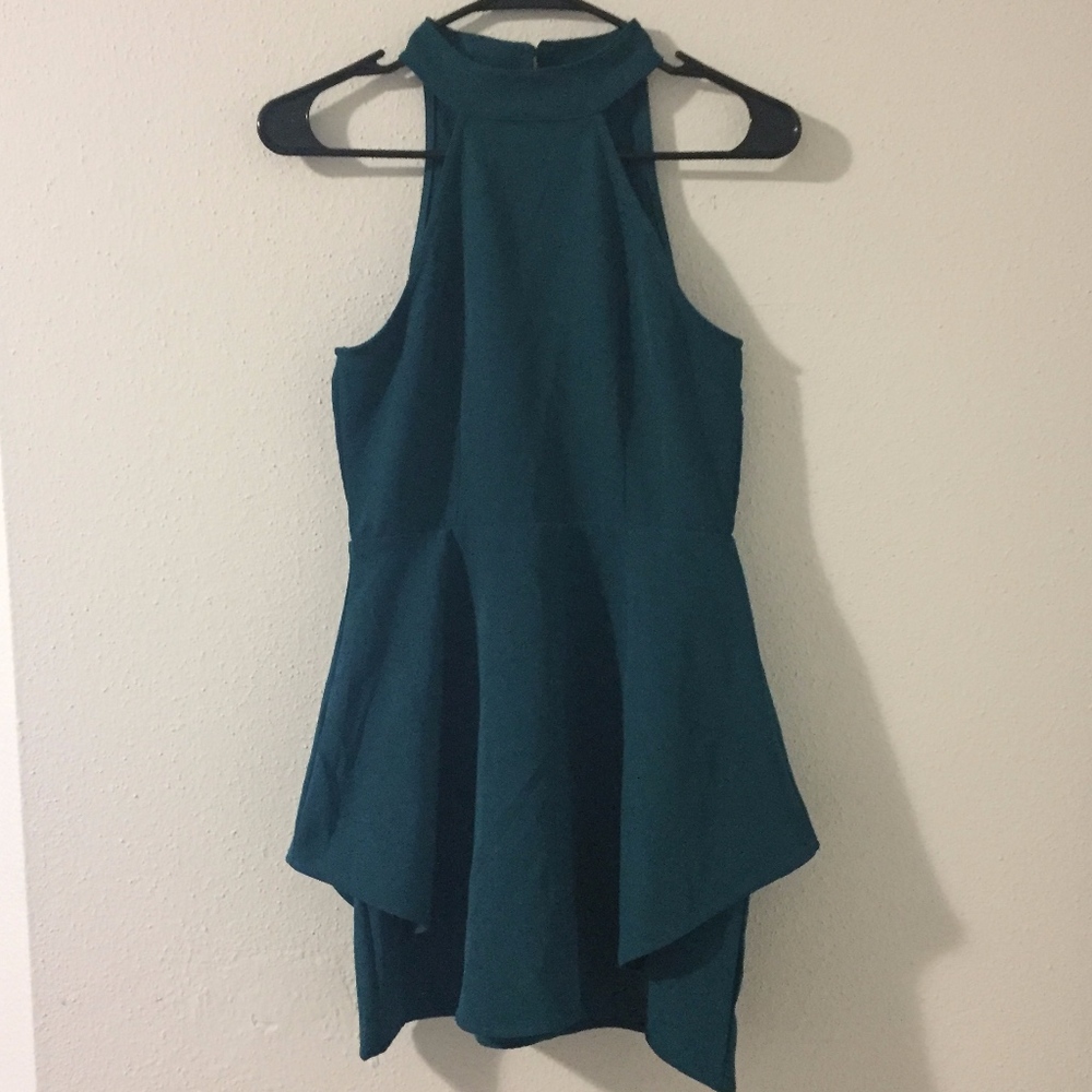 TOBI Emerald Skater Dress